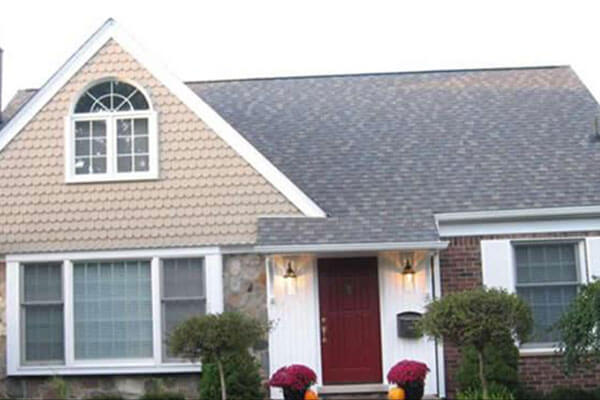 New shingle roof installation